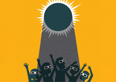 What does a solar eclipse symbolize?